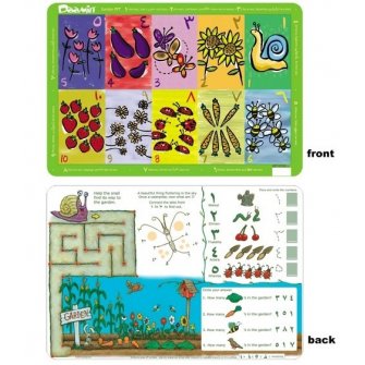 Arabic Numbers Activity Table Mat
