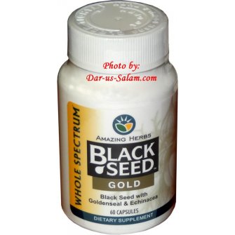 Black Seed GOLD, Goldenseal & Echinacea (60 Capsules)